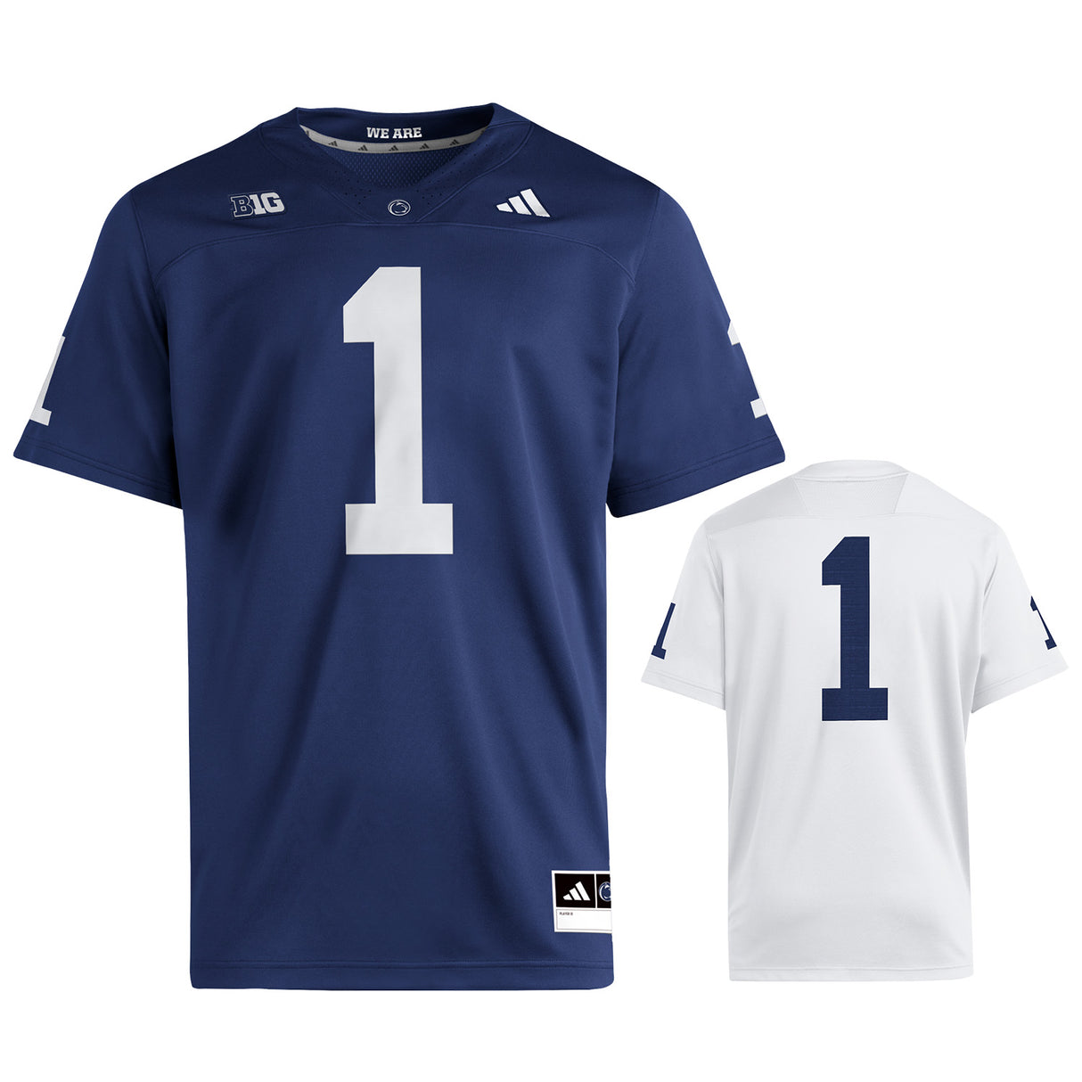 Penn State adidas Premiere #1 Replica Twill Football Jersey
