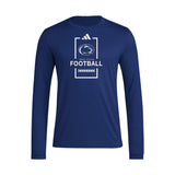 Penn State adidas Football Laces Pregame Long-Sleeve
