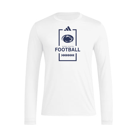 Penn State adidas Football Laces Pregame Long-Sleeve