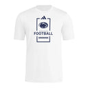 Penn State adidas Pregame Football Laces Short Sleeve T-Shirt
