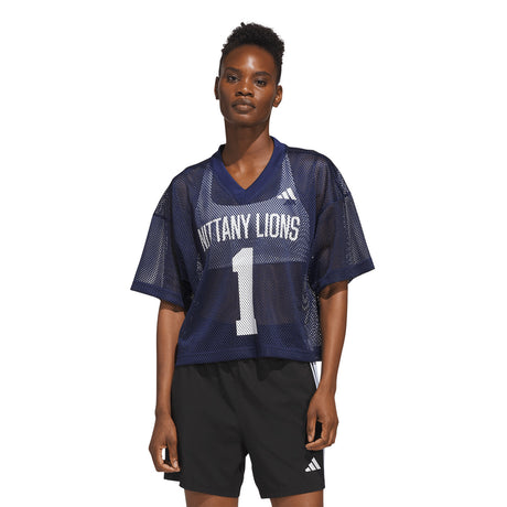 Penn State adidas Women's Tailgate Cropped Mesh Jersey