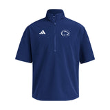 Penn State adidas Woven Short-Sleeve Quarter-Zip Jacket