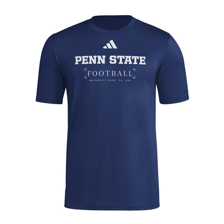Penn State adidas Pregame Football Practice Short Sleeve T-Shirt