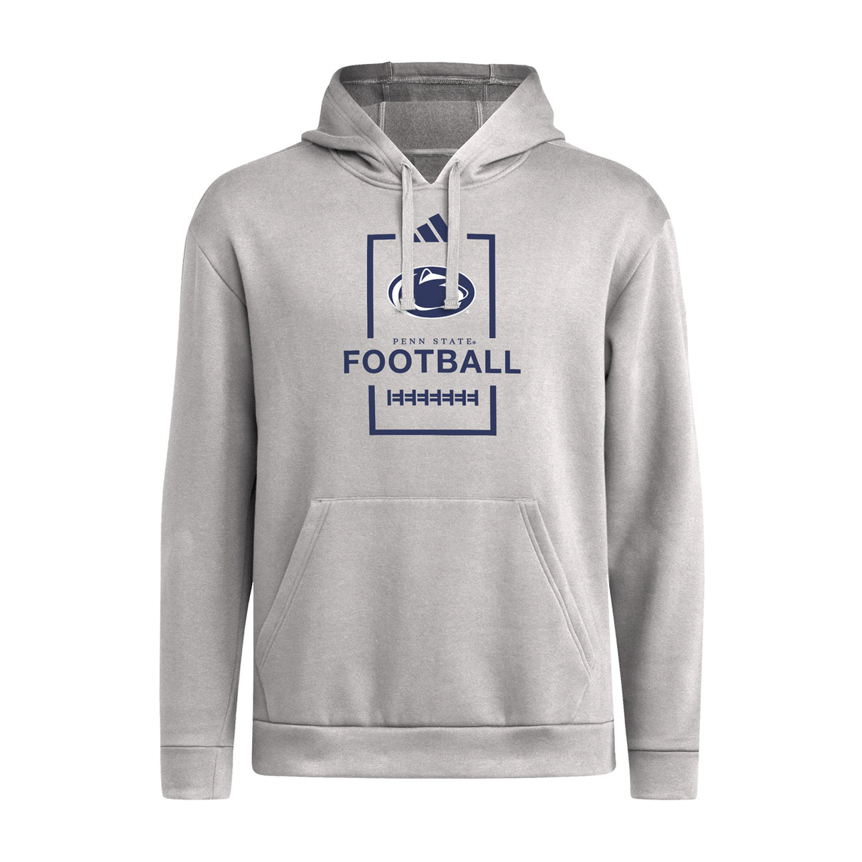 Penn State adidas Football Laces Fleece Hooded Sweatshirt