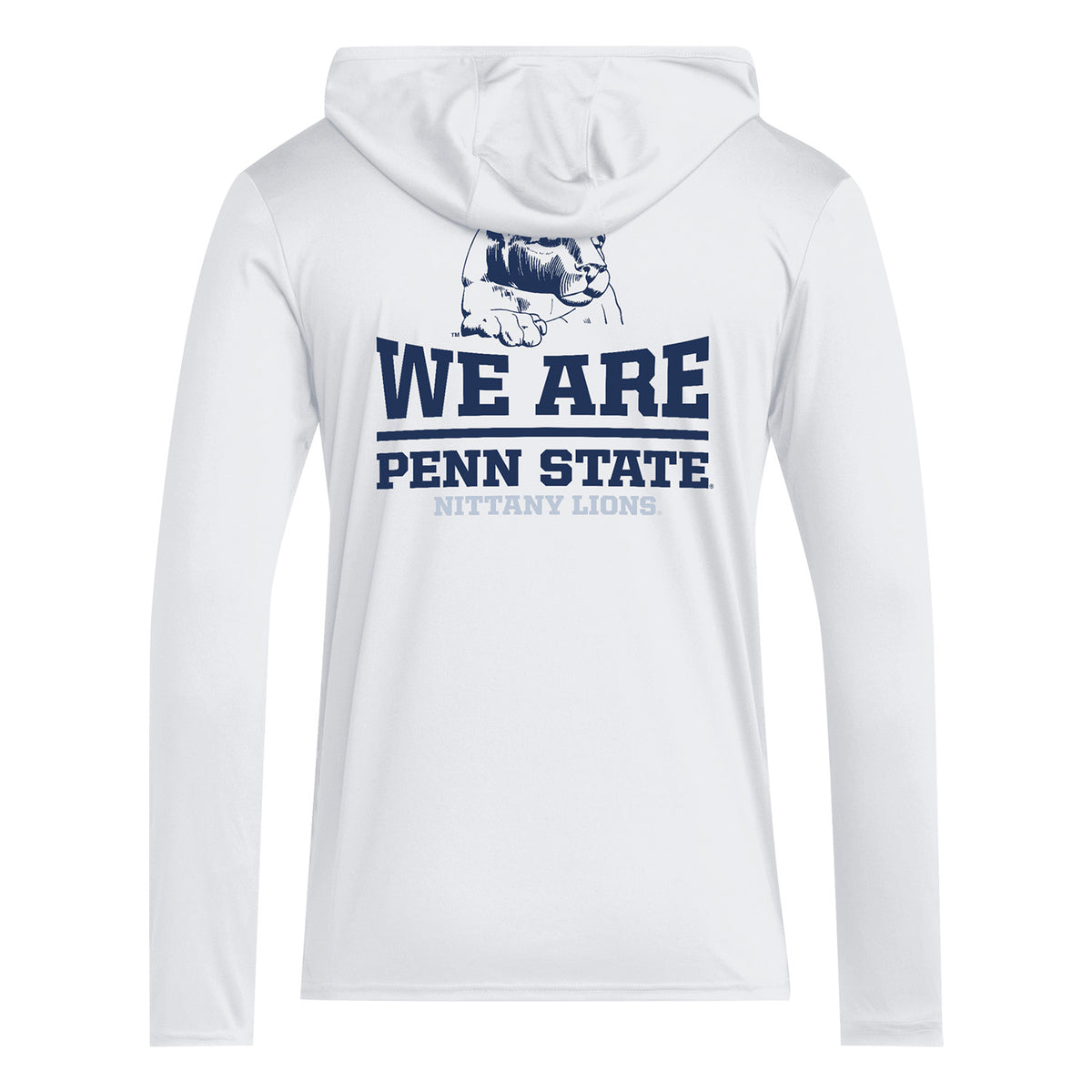 Penn State Adidas White Out Hooded Long Sleeve
