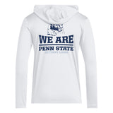 Penn State Adidas White Out Hooded Long Sleeve