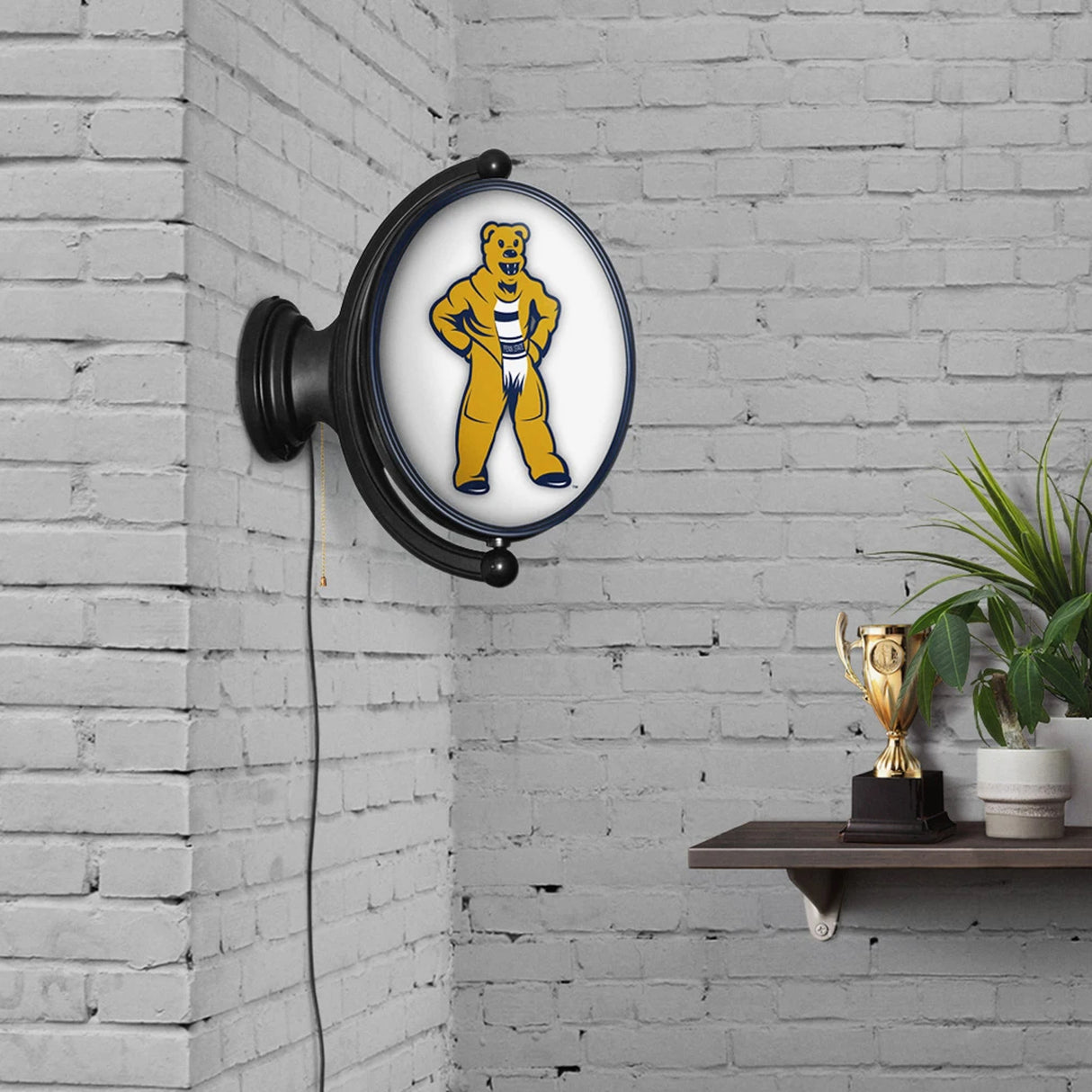 Penn State Mascot Oval Rotating Wall Light