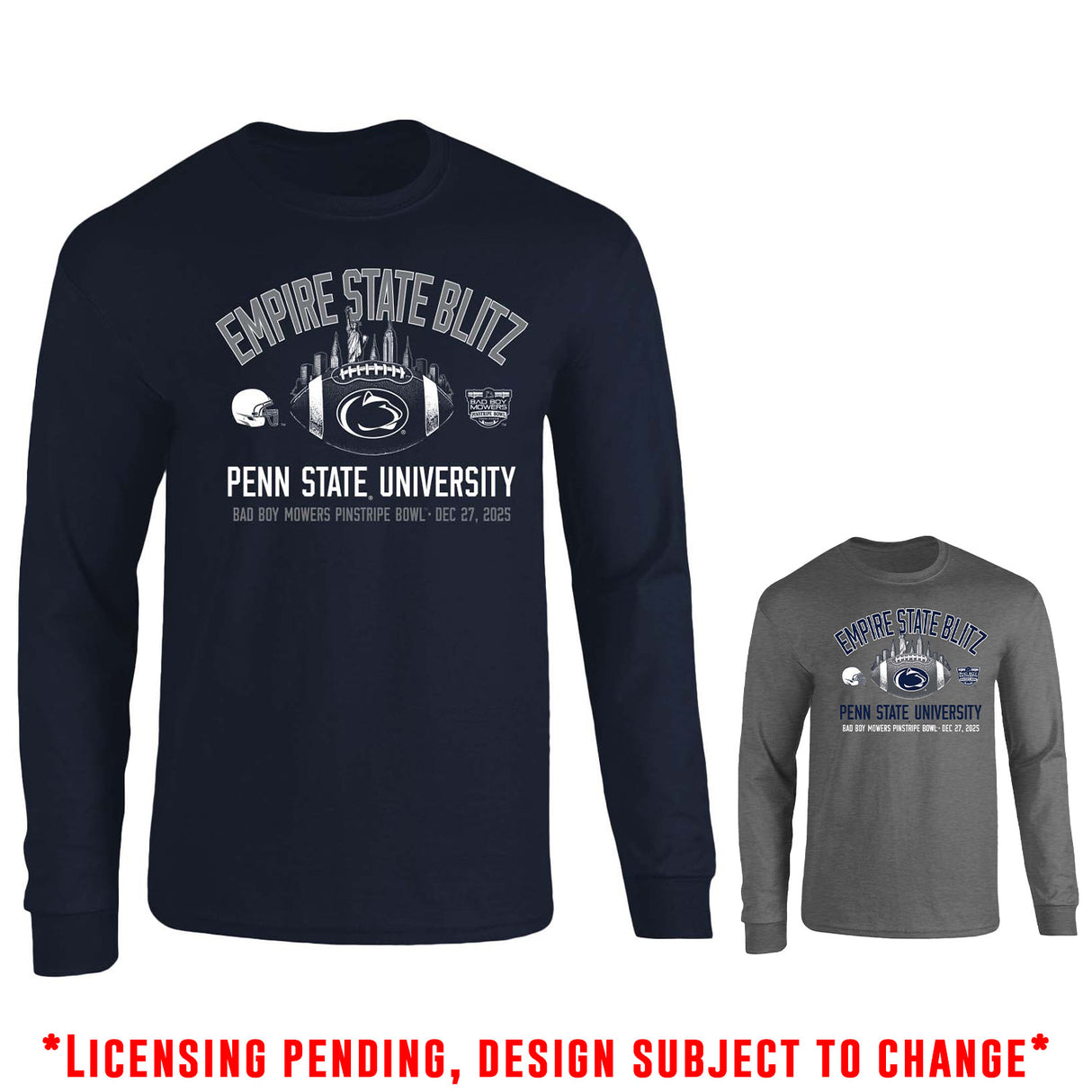 Penn State 2025 Pinstripe Bowl Long Sleeve
