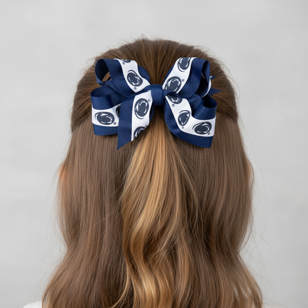 Penn State Mini Layered Junior Bows