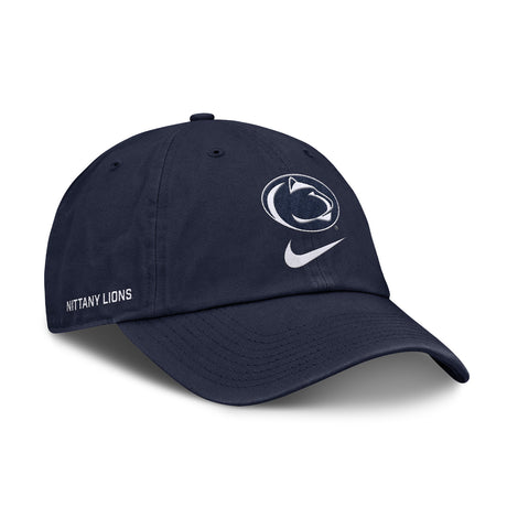 Penn State Nike Stacked Logo Swoosh Hat