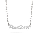 Penn State Silver Script Necklace
