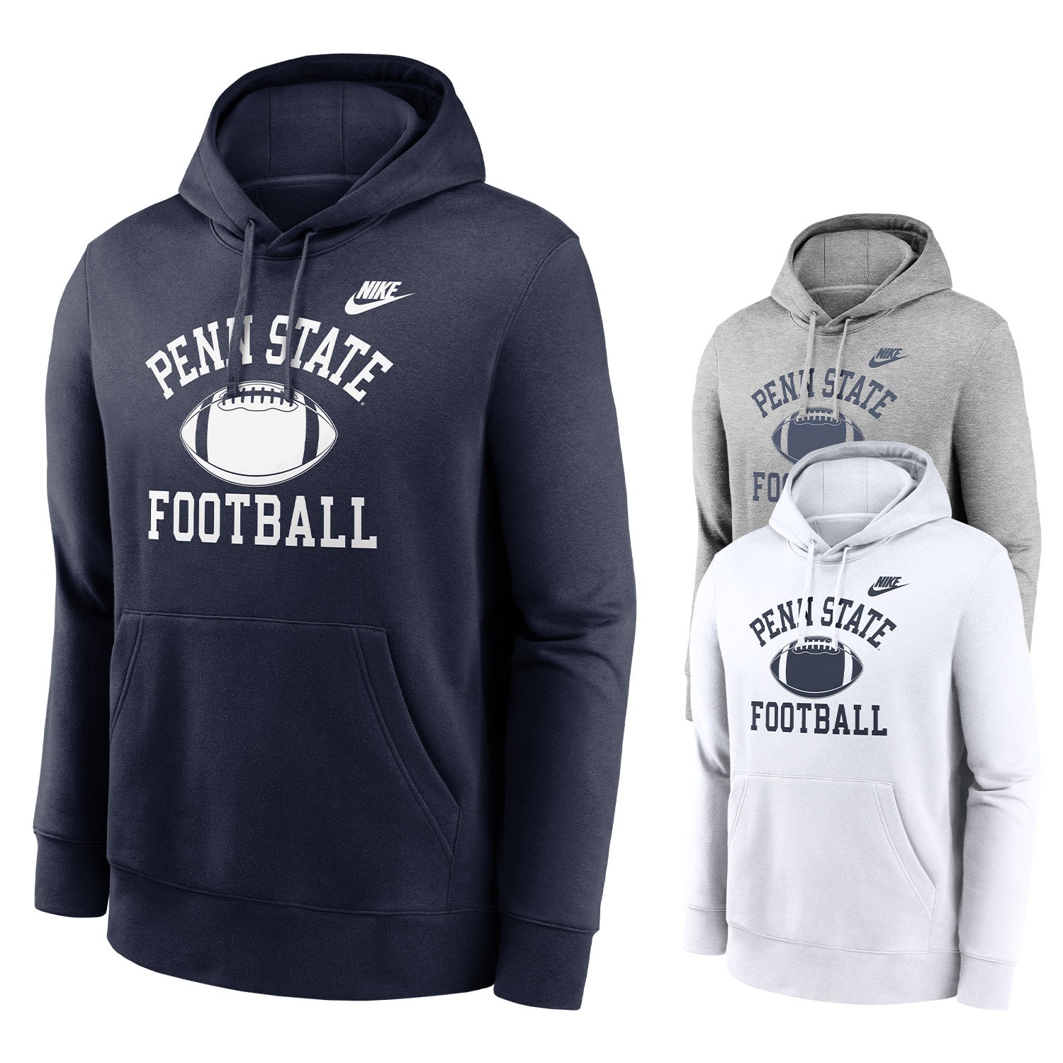 Penn State Nike Football Logo Hooded Sweatshirt – PennStateClothes.com