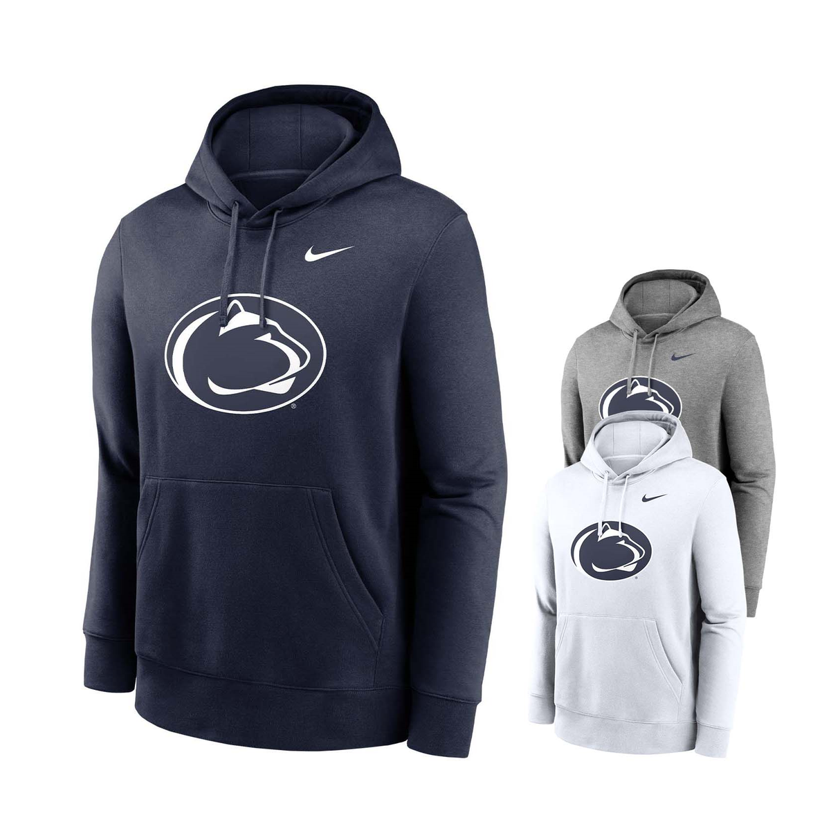 Penn State Nike Logo Fleece Hooded Sweatshirt