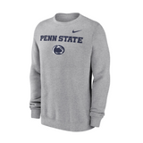 Penn State Nike Stacked Logo Fleece Crew Sweatshirt