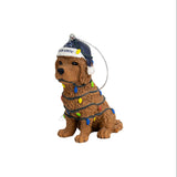 Penn State Dog with Lights Ornament