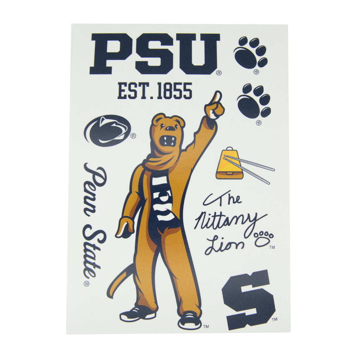 Penn State Mascot Collage Post Card