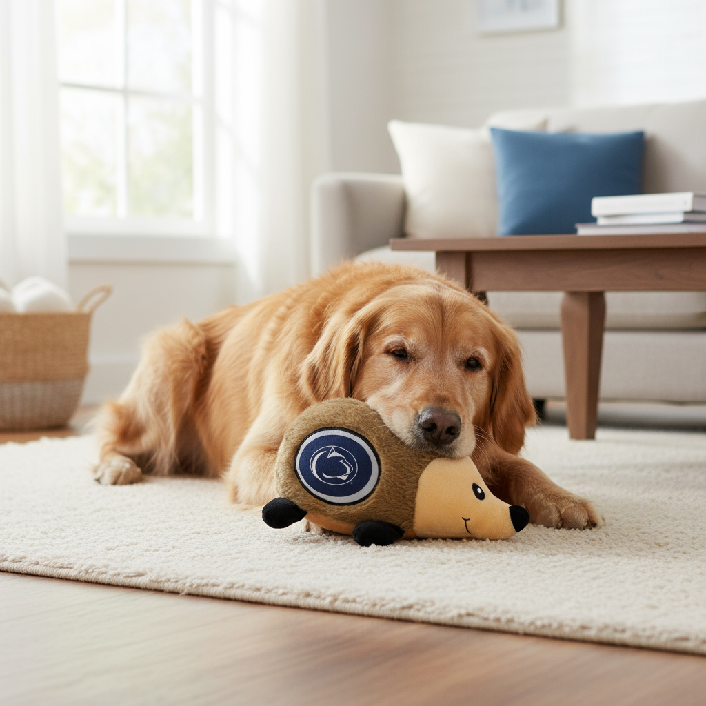 Penn State Plush Hedgehog Pet Toy