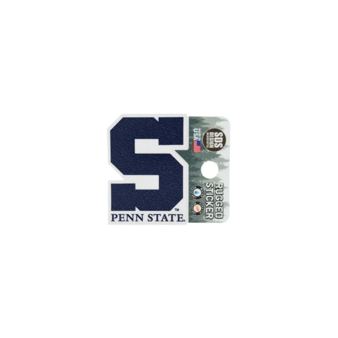 Penn State 2" Block "S" Rugged Sticker