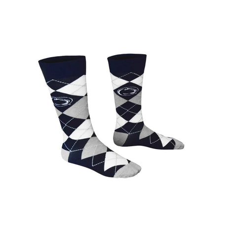 Penn State Adult Argyle Crew Socks