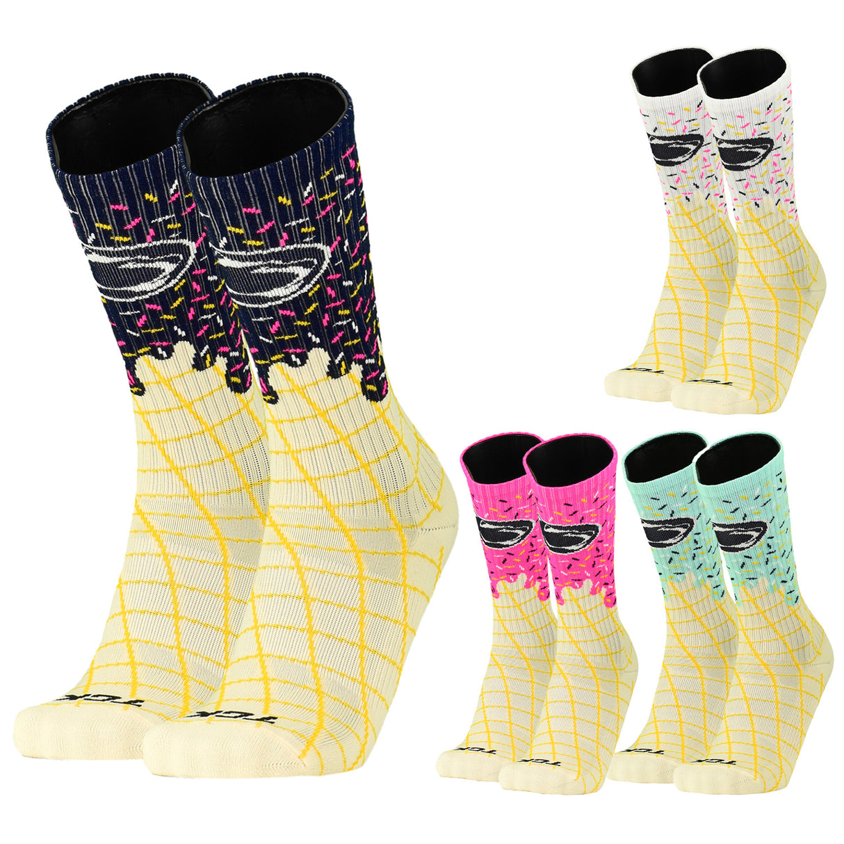 Penn State Ice Cream Drip Socks