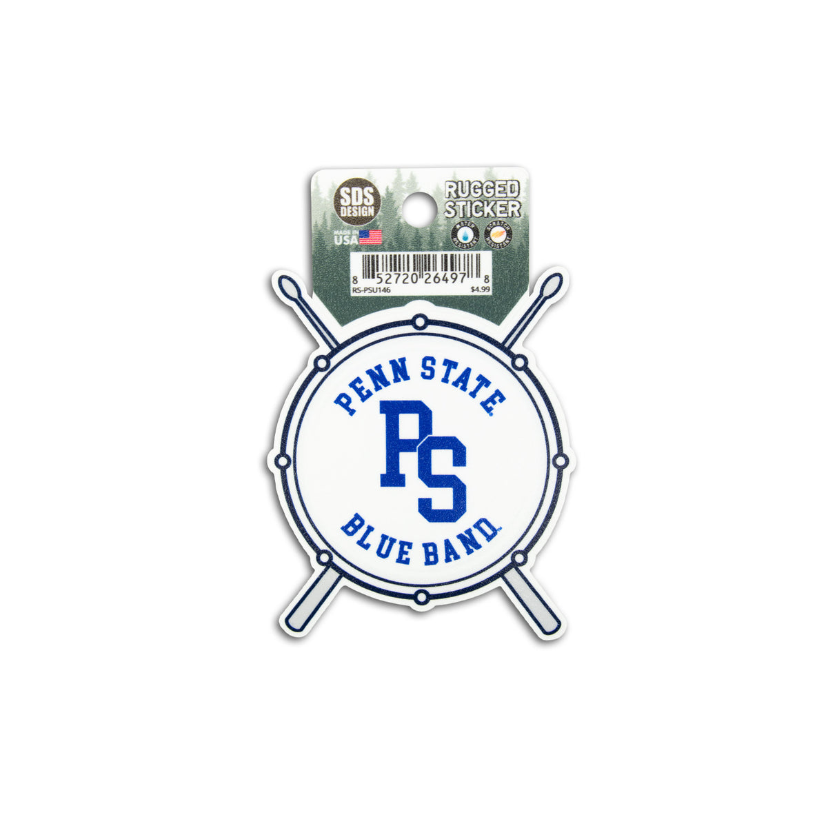 Penn State Blue Band Rugged Sticker
