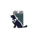 Penn State Rugged Golden Retriever Sticker
