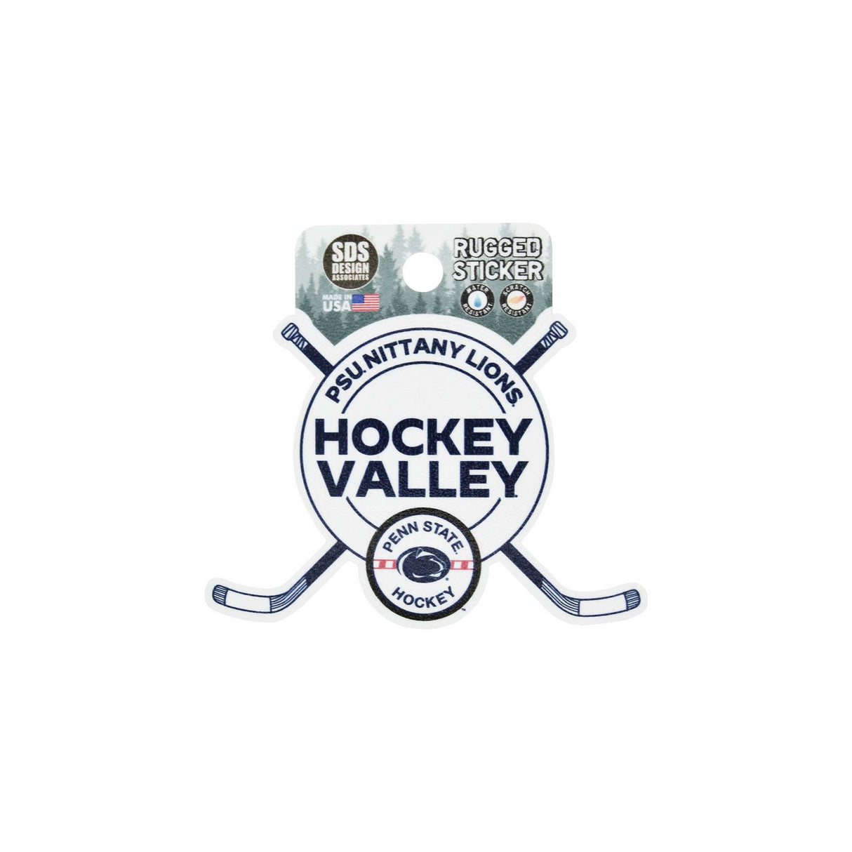Penn State Hockey Valley Rugged Sticker