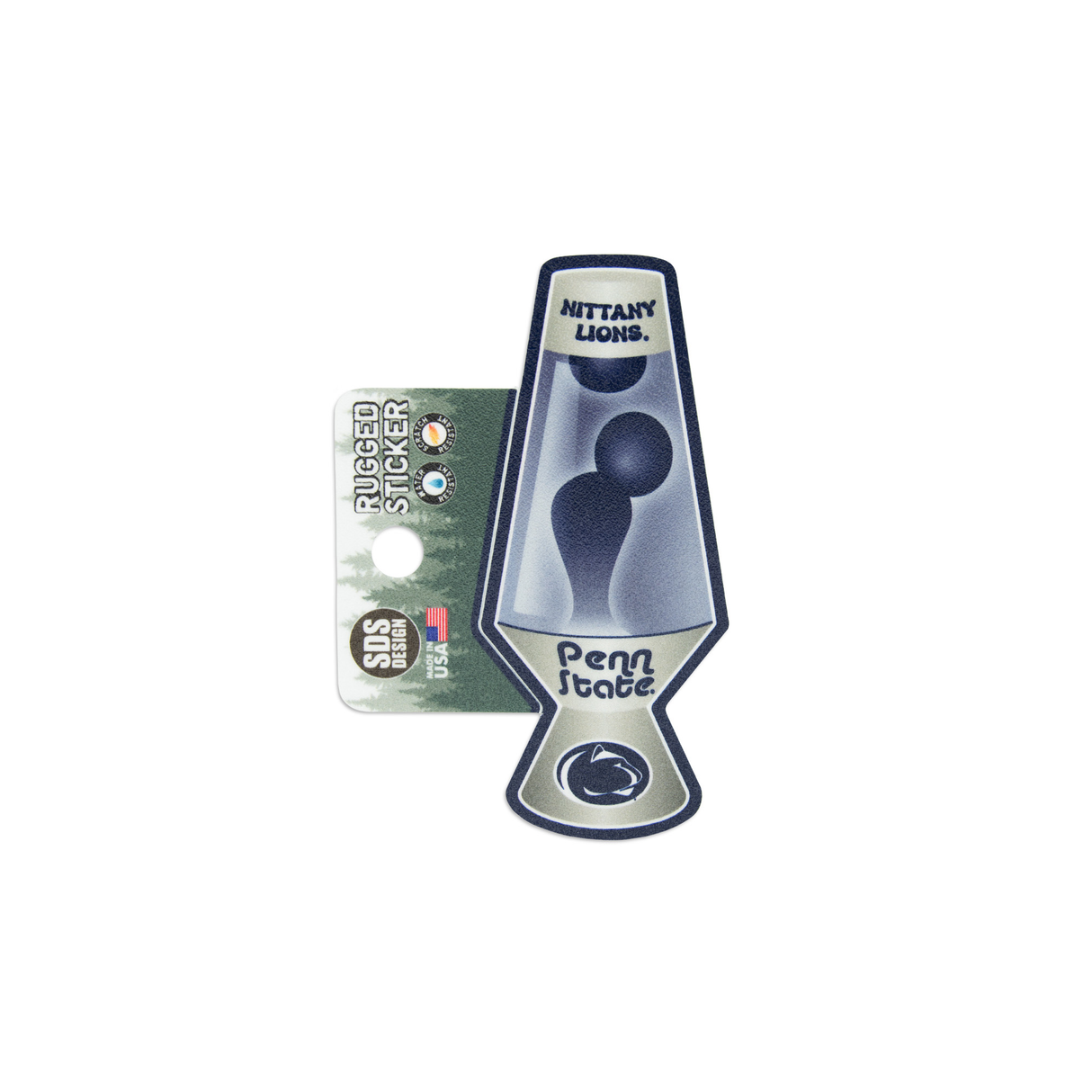 Penn State Lava Lamp Rugged Sticker