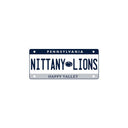Penn State Rugged License Plate Sticker