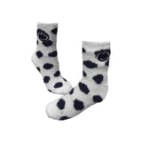 Penn State Polka Dot Fuzzy Socks