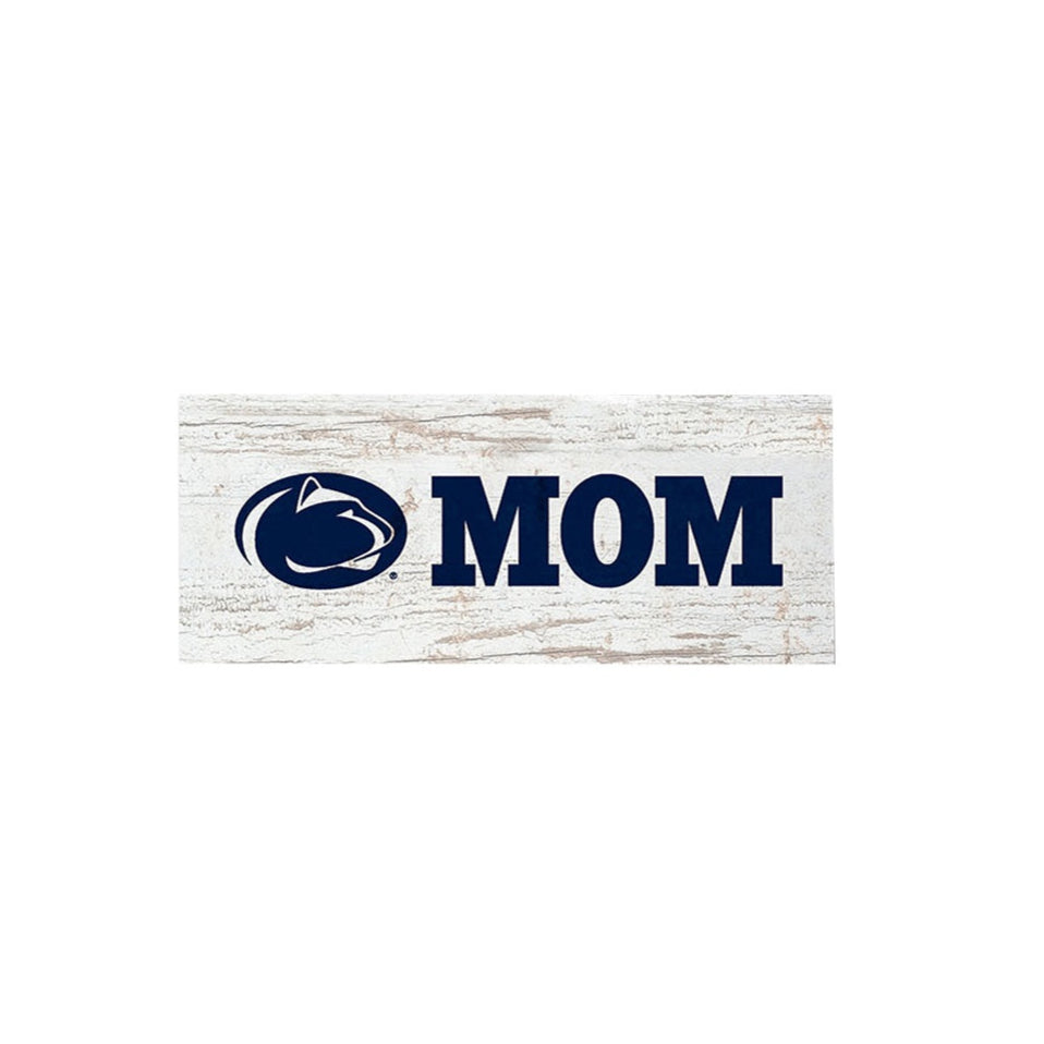Penn State 2.5" x 6" Wooden Mom Table Top Sign