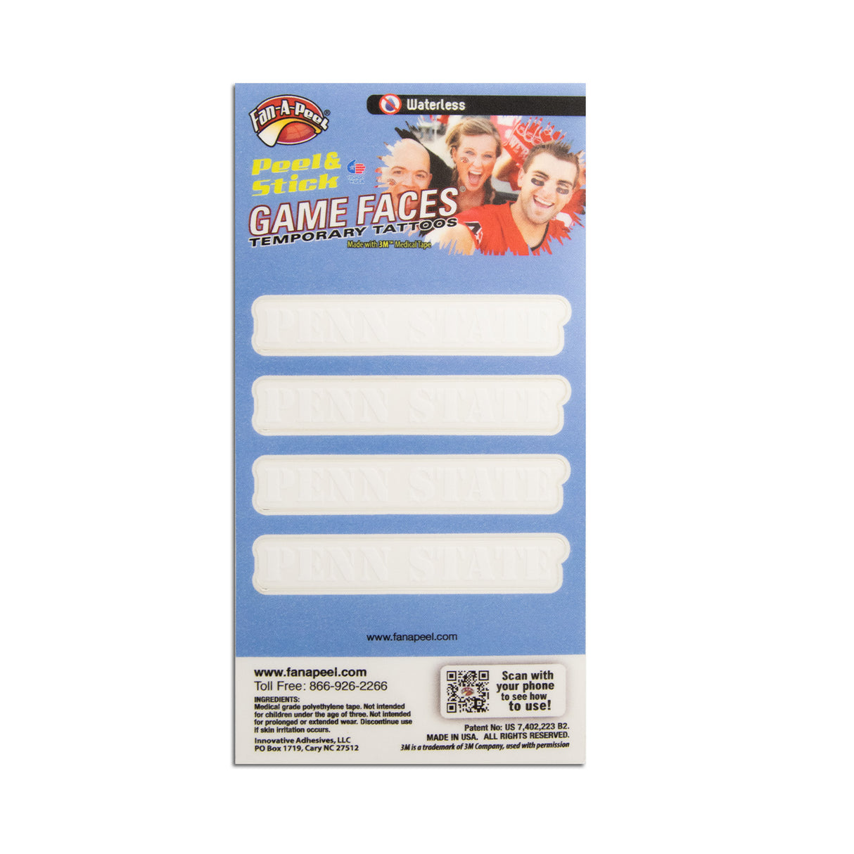 Penn State White Out Tattoo