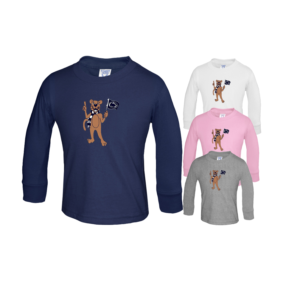 Penn State Toddler Mascot Flag Long Sleeve Shirt