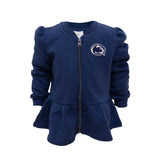 Penn State  Toddler Peplum Full Zip Jacket