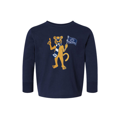 Penn State Toddler Mascot Flag Long Sleeve