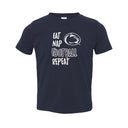 Penn State Toddler Eat Nap Football T-shirt