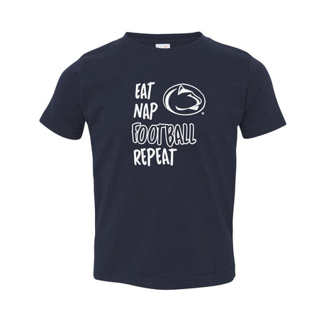 Penn State Toddler Eat Nap Football T-shirt