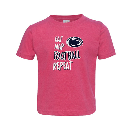 Penn State Toddler Eat Nap Football T-shirt