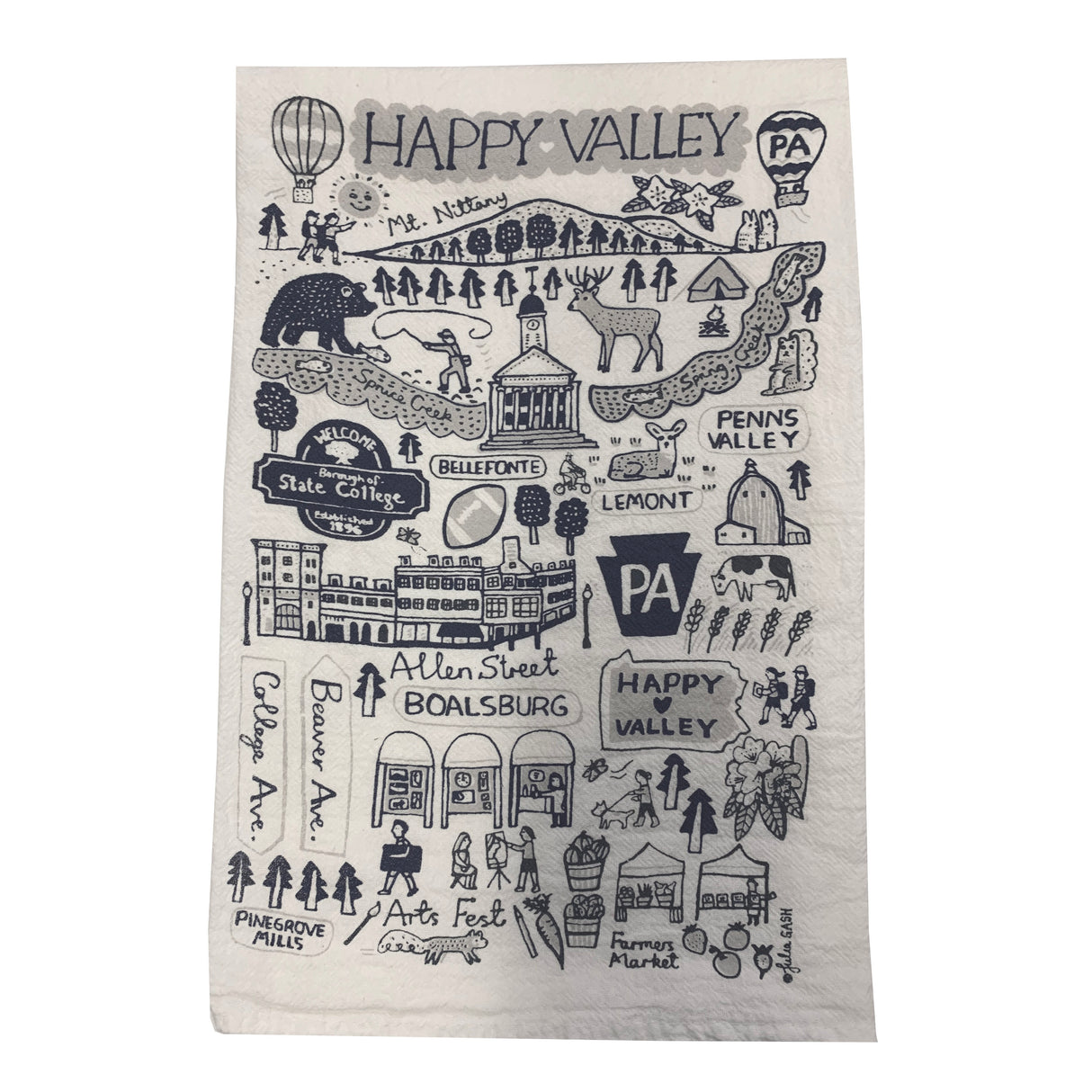 Penn State Julia Gash Kitchen Towel