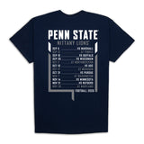 Penn State 2026 Football Schedule T-Shirt
