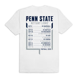 Penn State 2026 Football Schedule T-Shirt