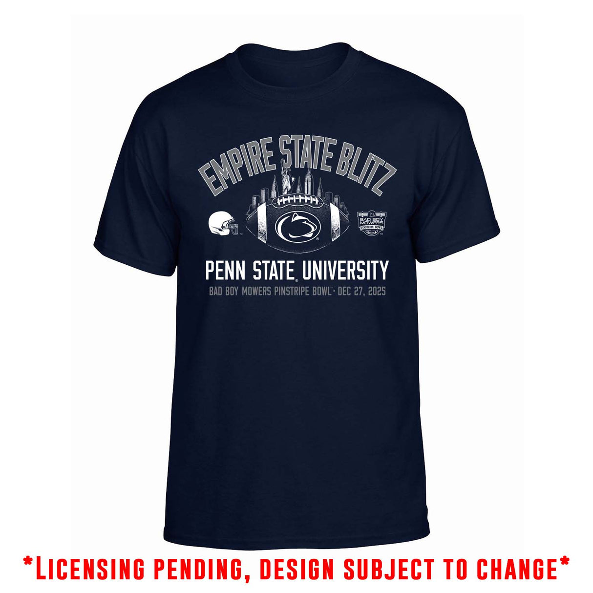 Penn State 2025 Pinstripe Bowl T-Shirt