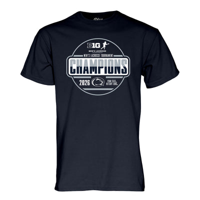 Penn State 2026 B1G Men's Lacrosse Champions T-Shirt