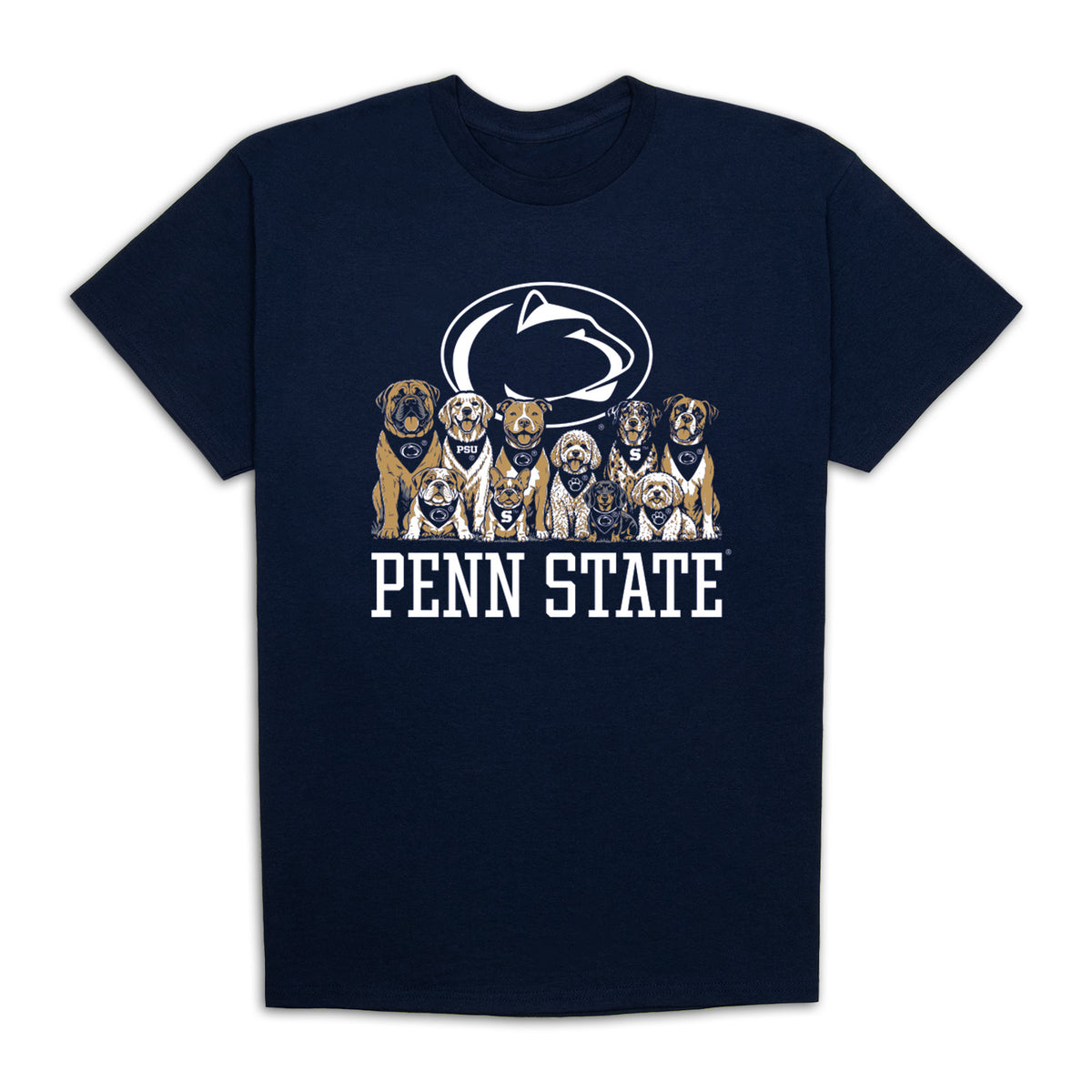 Penn State Dogs T-Shirt - Benifits Animal Rescues