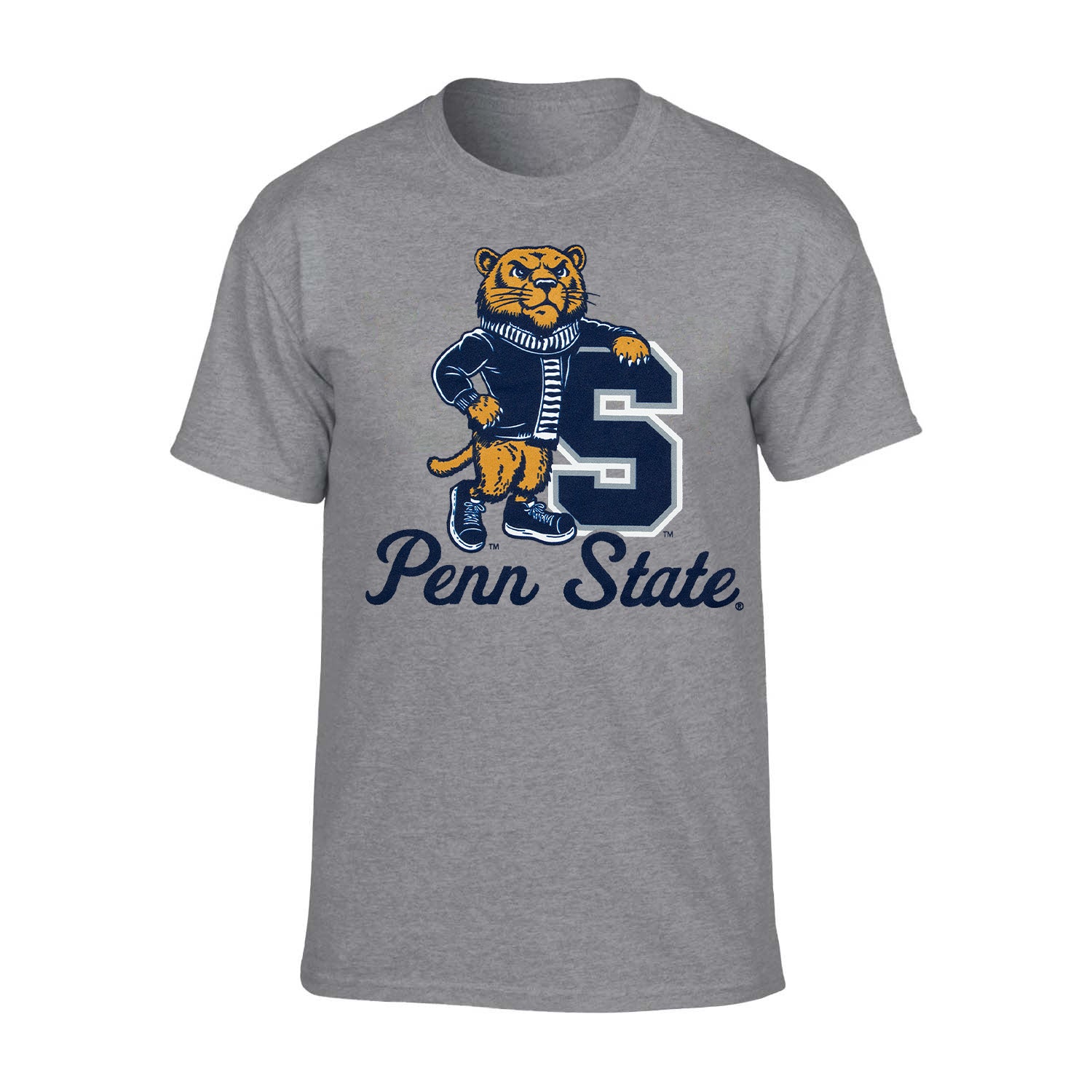 Penn State Retro Lion Block 