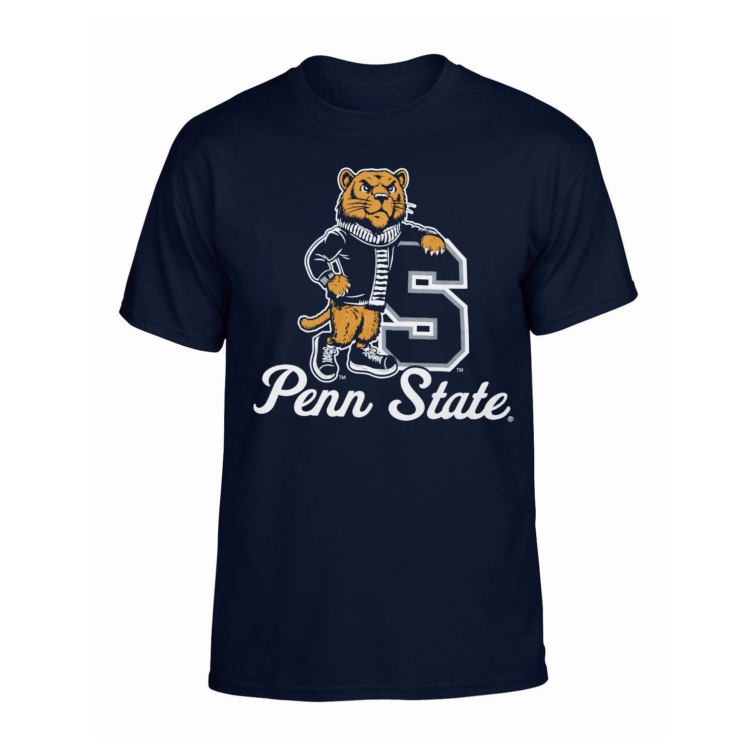 Penn State Retro Lion Block 