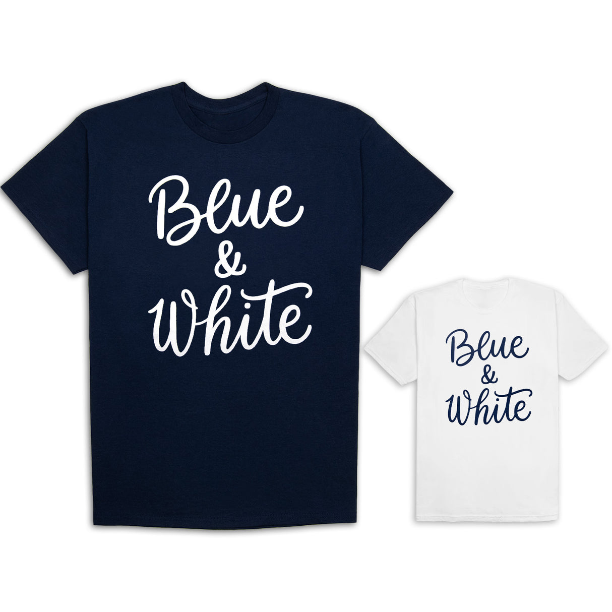 Penn State Women's Blue & White Script T-Shirt