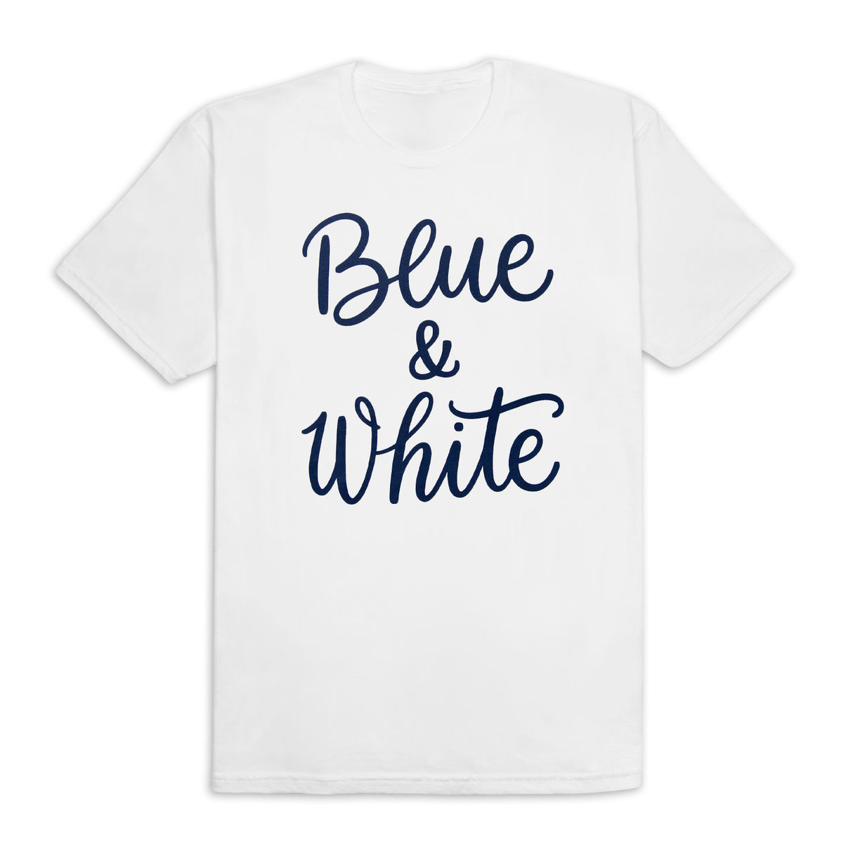 Penn State Women's Blue & White Script T-Shirt