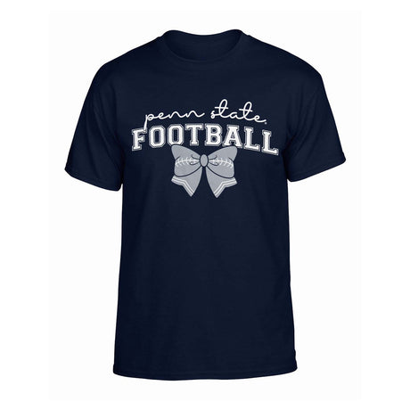 Penn State Women's Football Bow T-Shirt