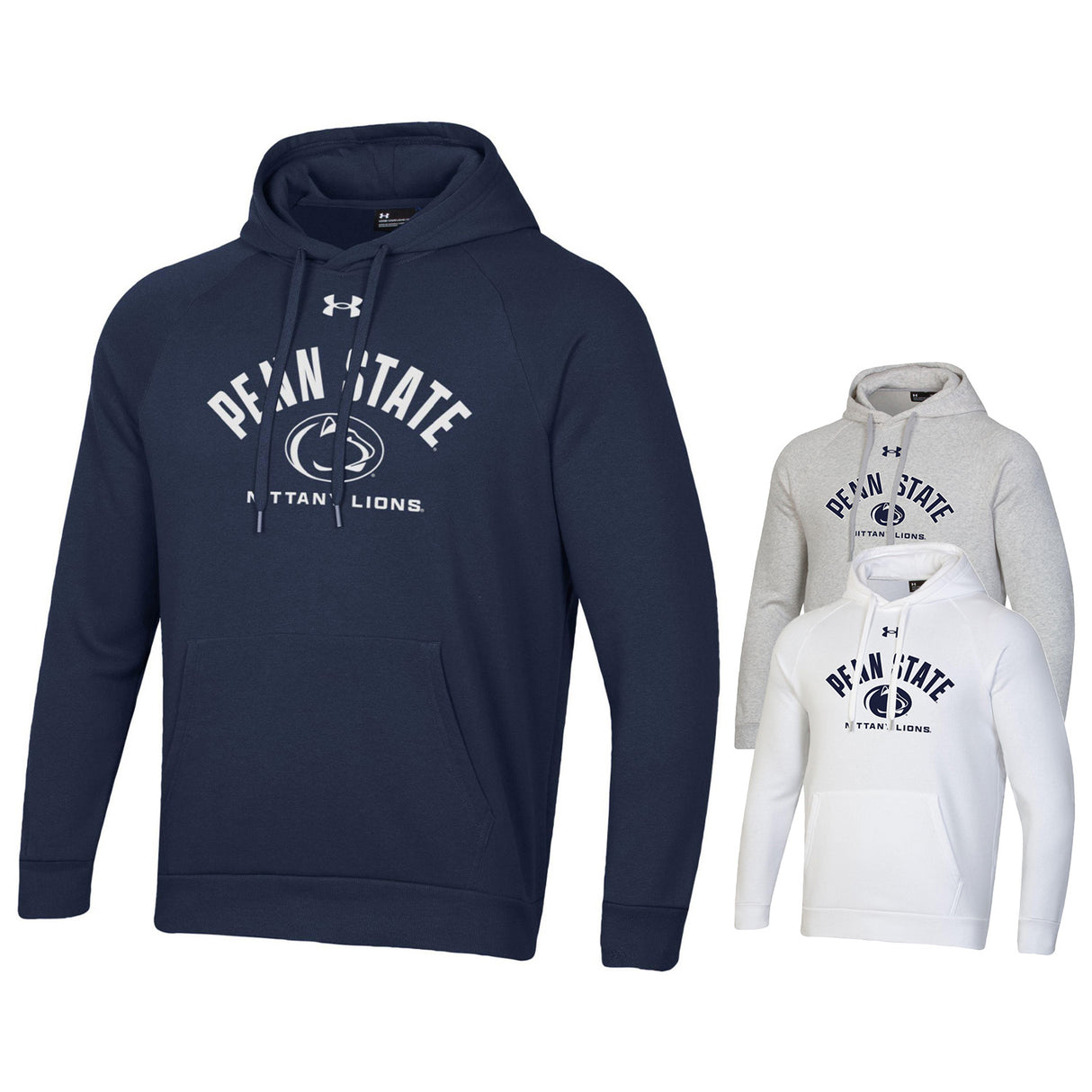 Penn State Under Armour All Day Rival Arc Hooded Sweatshirt